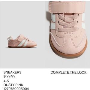 H&M Kids Blush Sneakers with White Accents